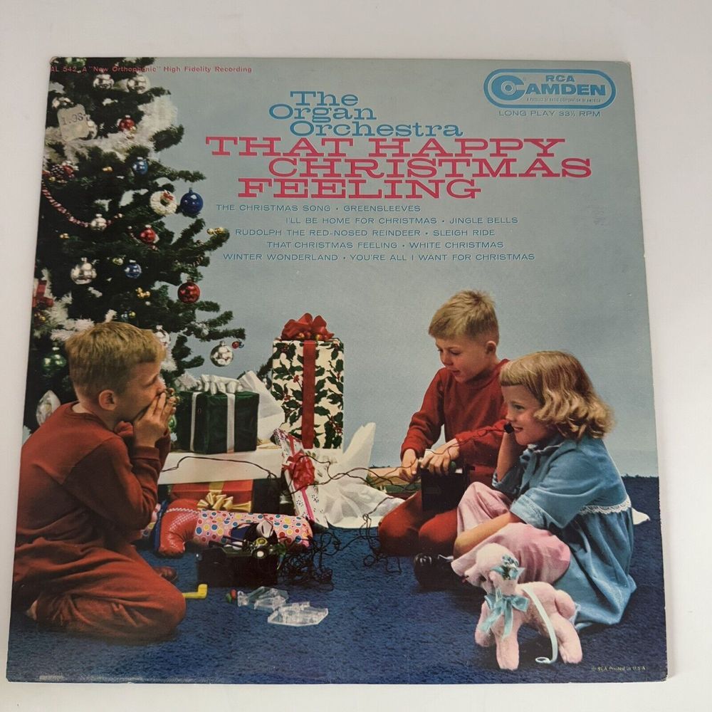 The Organ Orchestra That Happy Christmas‎ Feeling Vinyl 33 1/2 RCA Camden
